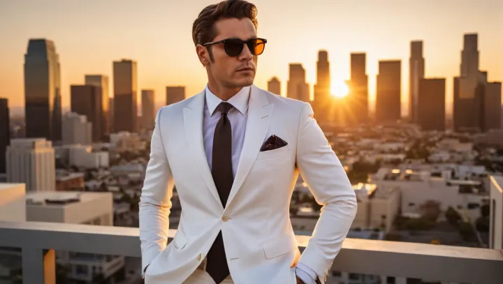 White Suits Take LA by Storm