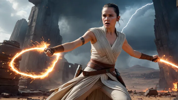 Force Fury: Rey's Shocking Might