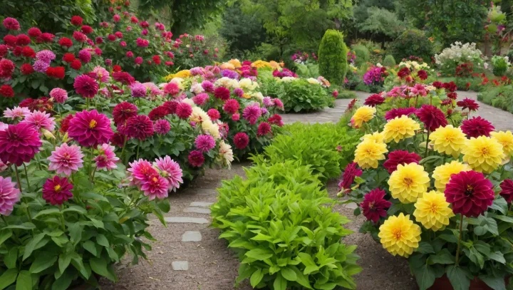 Dahlia's Elegance Blooms