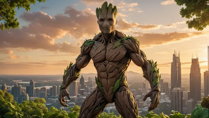 Mighty Groot Wows Atlanta