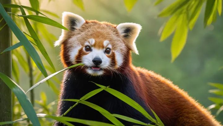 Red Panda's Delightful Day Out