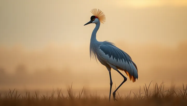 Элегантная птица: редкий вид