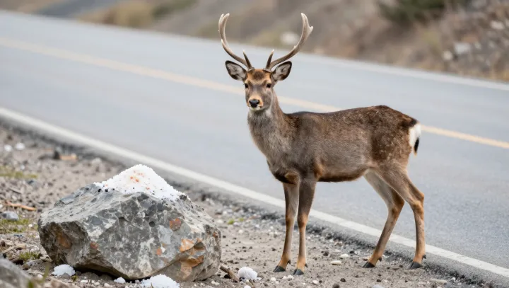 Олень и инстинкт солонца