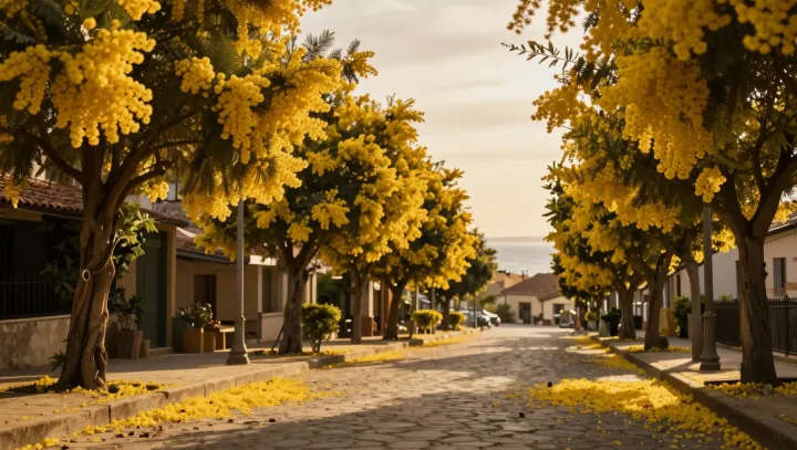 Jak Bormes-les-Mimosas zpeněžilo svou zimní záplavu květů