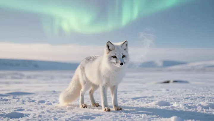The Arctic fox that hunts by sound and magnetism