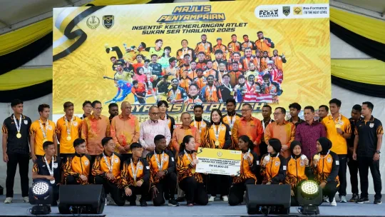Atlet Perak terima insentif kemenangan Sukan SEA