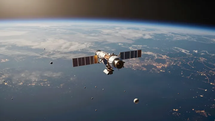 Над нами вторая луна из мусора, вы вообще видели