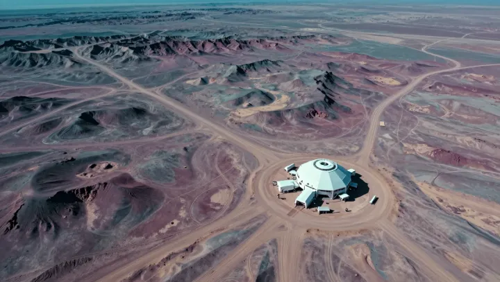 Марс без океанов, а рельеф как дно моря, это норм вообще