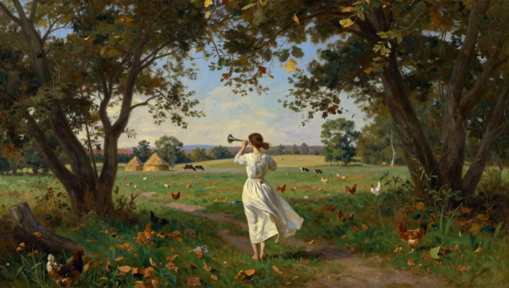 The Farm Girl Who Conducted a Rural Clock