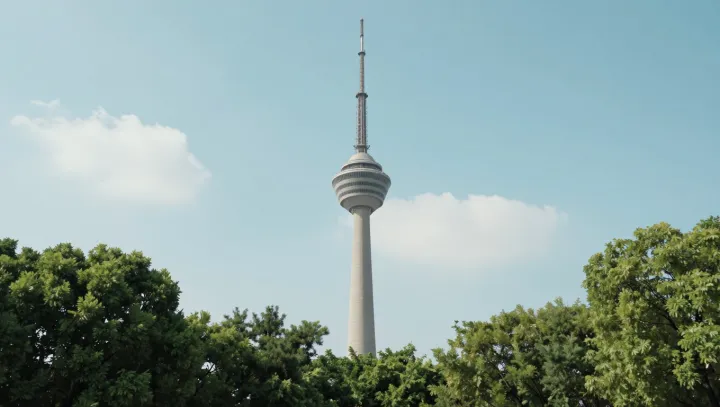 Инженерное решение: телебашня высотой 415 метров посреди озера