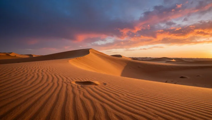 Desert circles carved by wind and tiny engineers
