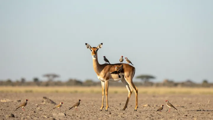 Proč jeleni dovolí ptákům, aby jim hlídali hřbet