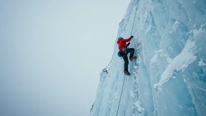 Visíš na ledu za pár hrotů… a ono to drží?!
