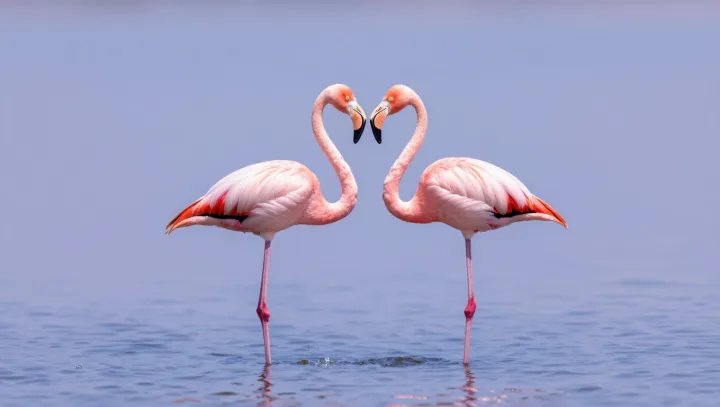 Как фламинго превращают корм в розовый доспех