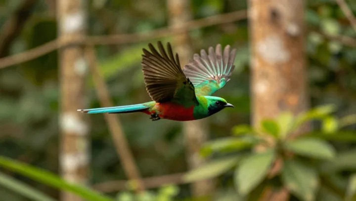 Fyzika elektricky modrých ptáků