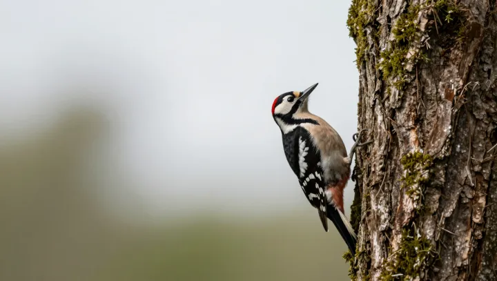Дятел так в дерево лупит — а мозг целый, как вообще