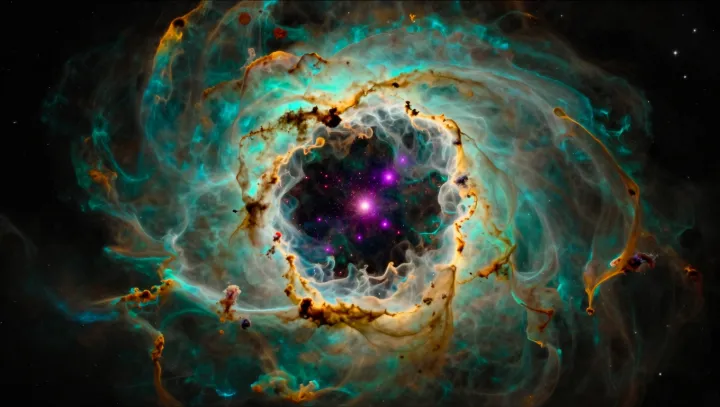 Чёрная дыра, дикий хаос… а диск такой спокойный, как так