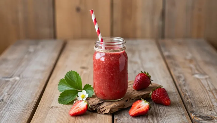 Trik na jahodovou šťávu jen s pomocí vidličky