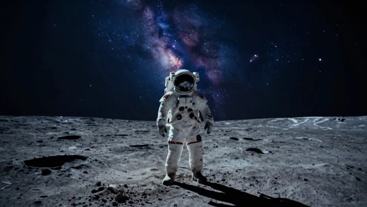 The Astronaut Already Leaving the Solar System