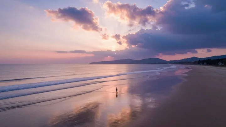 The sky is violet, but your eyes say blue