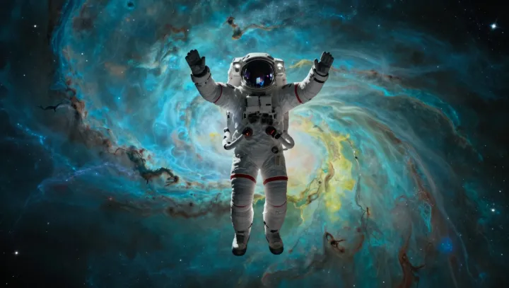 Космос без воздуха, а он не улетает? что за магия