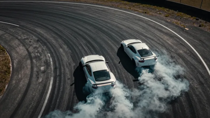 Why Drift Tires Smoke Without Letting Go