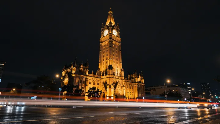 Ta šedá věž byla vlastně modrá?! cože