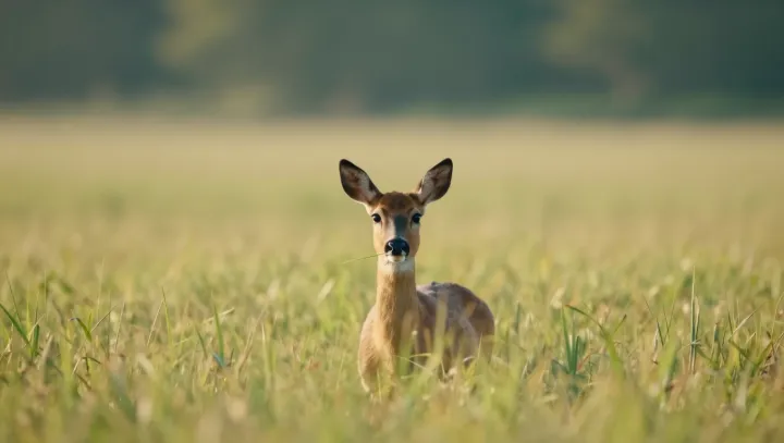 Vteřinový únik jelena ze smrtelného nebezpečí