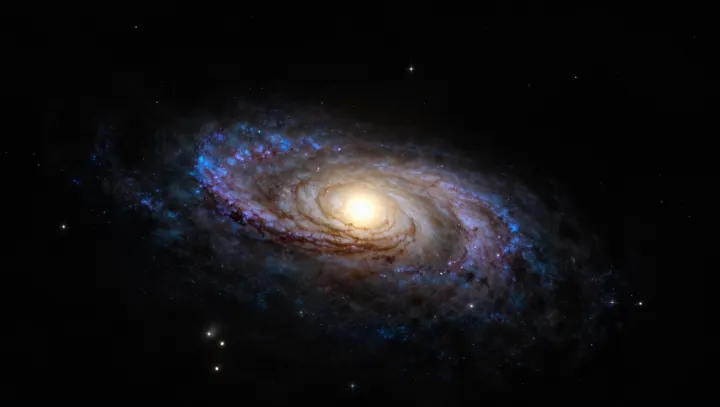 Галактика-водоворот, которая дала отпор