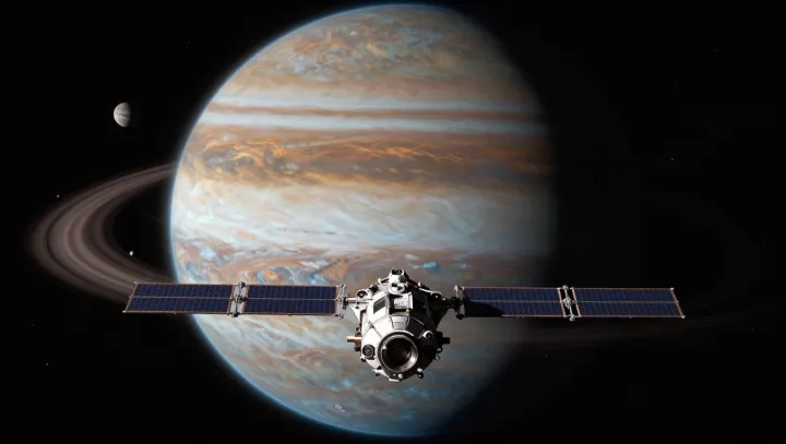 Как спутники Юпитера «подписываются» светом