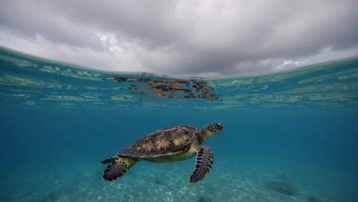 Jak želvy mořské přežijí zuřivé vlny