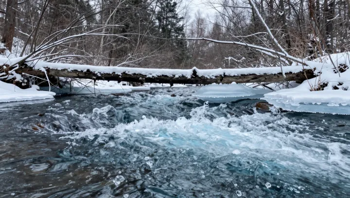 Řeka, která každý den tajně mění teplotu