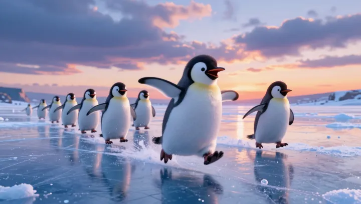 How Silent Penguin Chicks Stay Alive