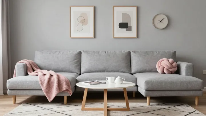 Pohovku od zdi! A najednou máš víc místa