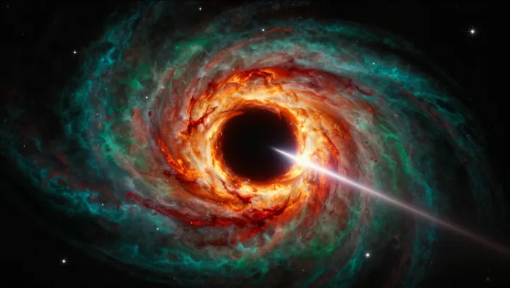Когда черная дыра вдруг «кричит» в космос