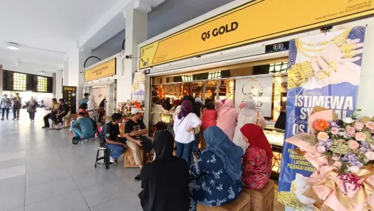 Harga emas jatuh, Pasar Payang jadi tumpuan