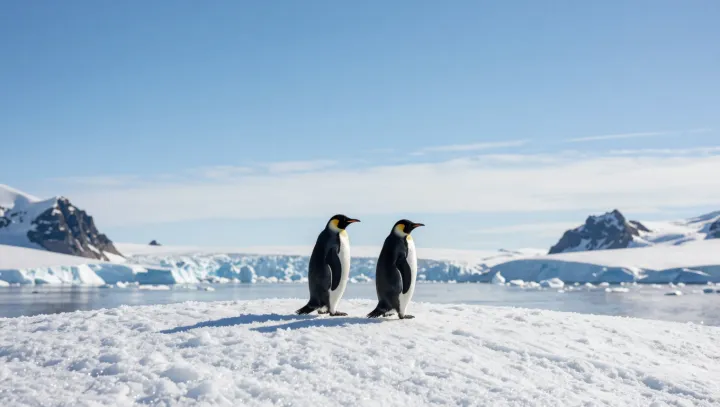 Как пингвин босиком переживает адский мороз