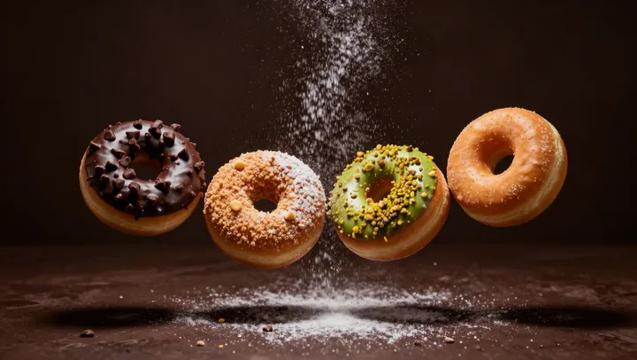 Why a falling donut can look almost weightless