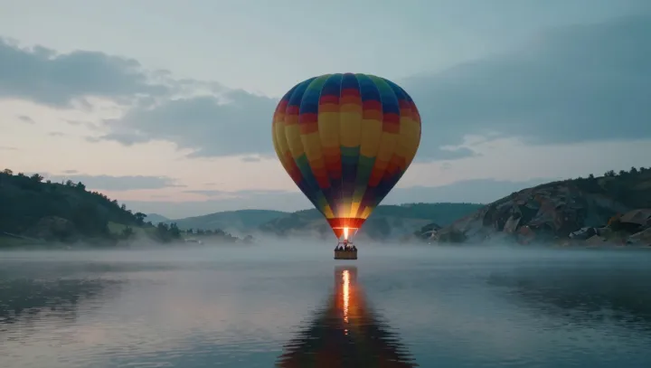 Ужин в воздухе: игра с огнем над облаками