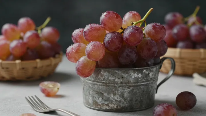 Красный виноград вместо десерта
