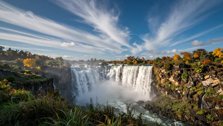 How Waterfalls Quietly Build Stone Curtains