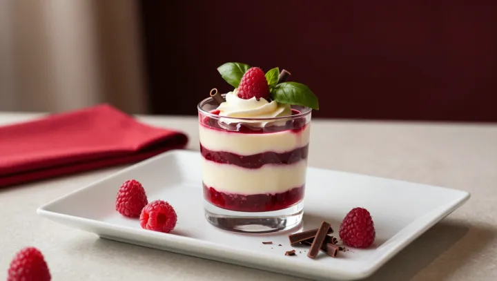 The Creamy Dessert That Runs on Real Raspberries