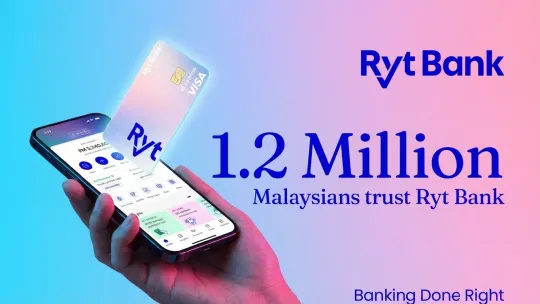 Ryt Bank capai 1.2 juta pengguna pantas