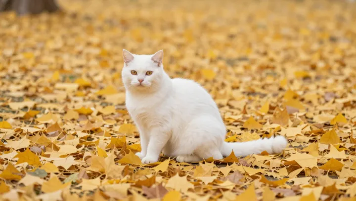 The Cat, The Fence And The Treacherous Leaf Pile