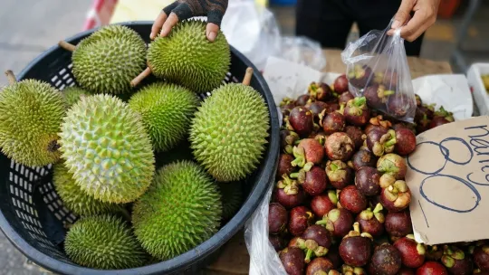 Manggis Tiba-Tiba Mengatasi Durian Di Pasaran
