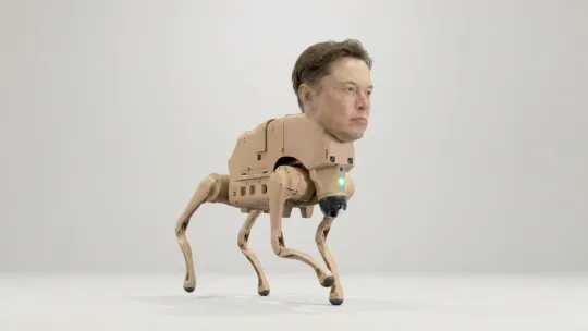 Robot Empat Kaki Mirip Elon Musk Mengejutkan Penduduk San Francisco