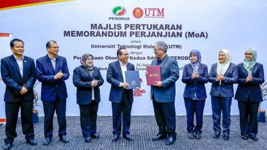 UTM dan PERODUA pacu teknologi xEV tempatan