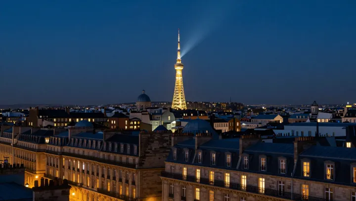 Why Paris Turns Cooler In Its Blue Hour