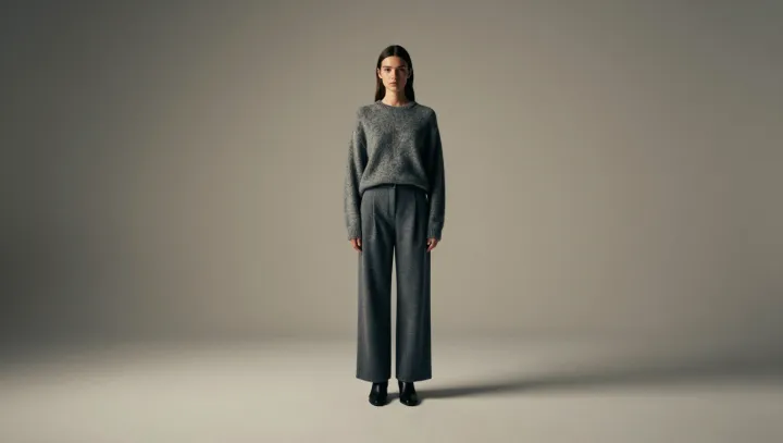 Why One Grey Knit Set Signals Quiet Wealth