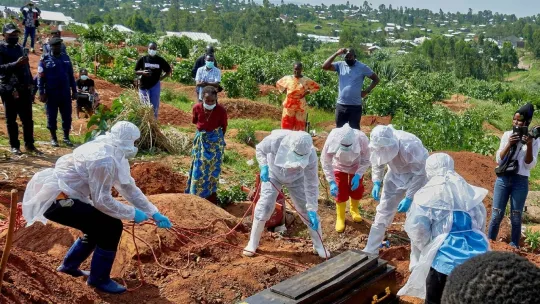 Ebola races ahead of the world